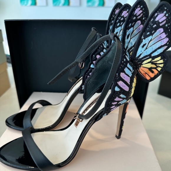 Sophia Webster Multi Color Butterfly heel - Picture 7 of 12